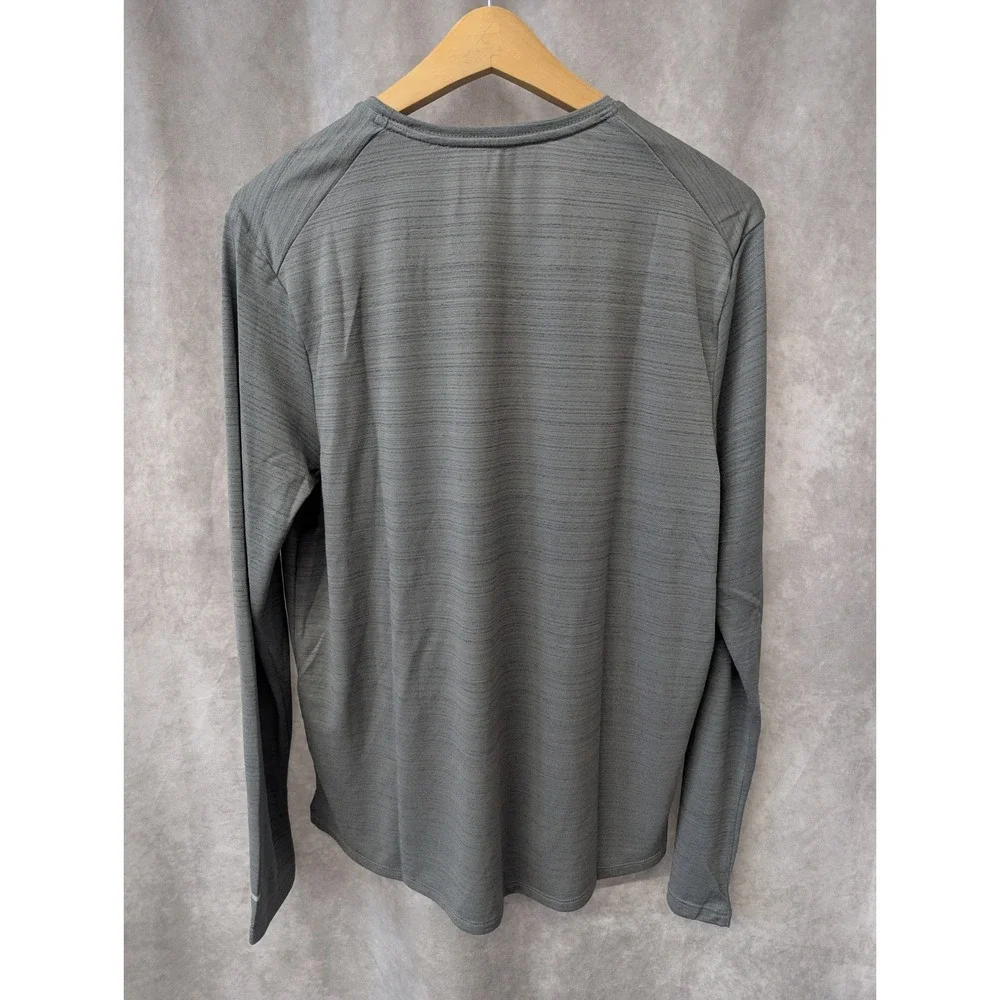 Nike Miler‎ Long Sleeve Men M Smoke Grey